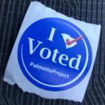 i voted sticker easley sc voting